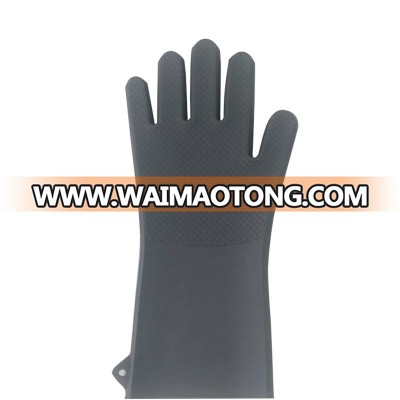 Silicone cleaning sponge dishwashing gloves with wash