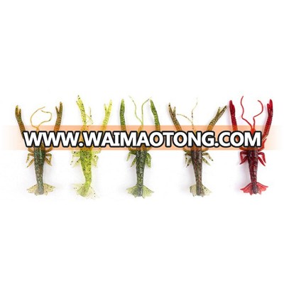 China fishing tackle silicone fishing lure shad soft lure