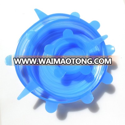 Reusable Silicone Food Covers Suction Lids for bowl Flexible  Silicone Stretch Lids Cover