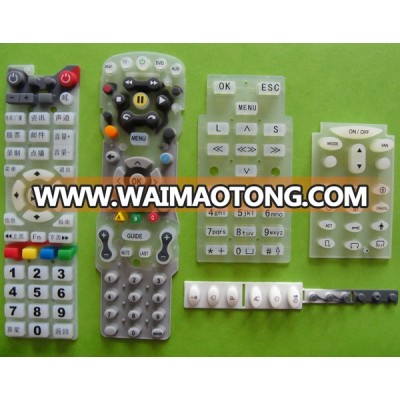 customized silicone rubber universal remote control