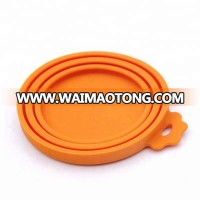 Universal BPA free silicone pet food Can cover lids for dog cat food