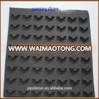 Customized Molding Sticky Silicone Rubber Flat Foot Pads/Adhesive Rubber Pad/EPDM Rubber Pad